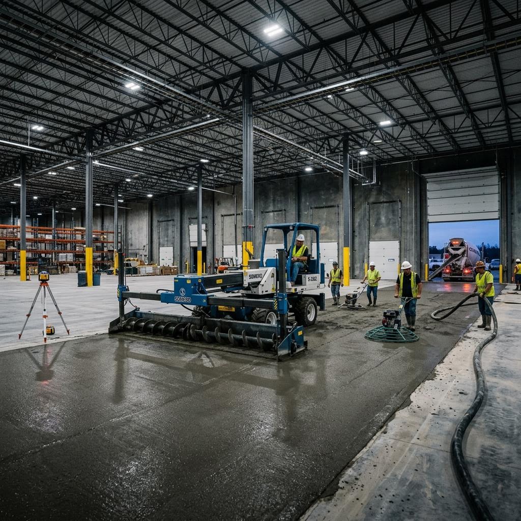 Industrial concrete flooring reference
